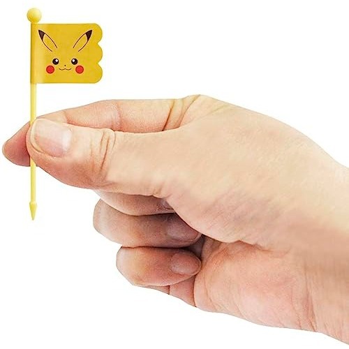 日本POKEMON正版 皮卡丘 寶可夢 食物叉 三明治叉 便當小物 小孩最愛✈克里思-細節圖5