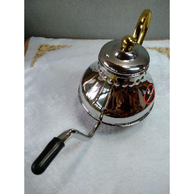 🎆經典宮廷壺造型🎆Tiamo 不銹鋼 宮廷式 細口壺/手沖壺700cc (HA8565)手沖咖啡利器 咖啡-細節圖2