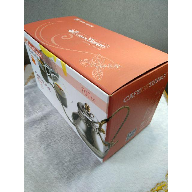 🎆經典宮廷壺造型🎆Tiamo 不銹鋼 宮廷式 細口壺/手沖壺700cc (HA8565)手沖咖啡利器 咖啡-細節圖4