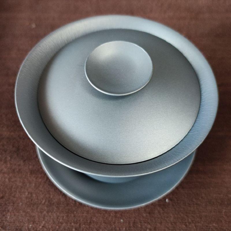 🍵台灣現貨 鈦蓋杯🍵200ml大碼純鈦雙層防燙三才蓋碗茶具茶碗茶杯 家用/外出/登山/露營/旅行 外出便攜泡茶利器-細節圖2