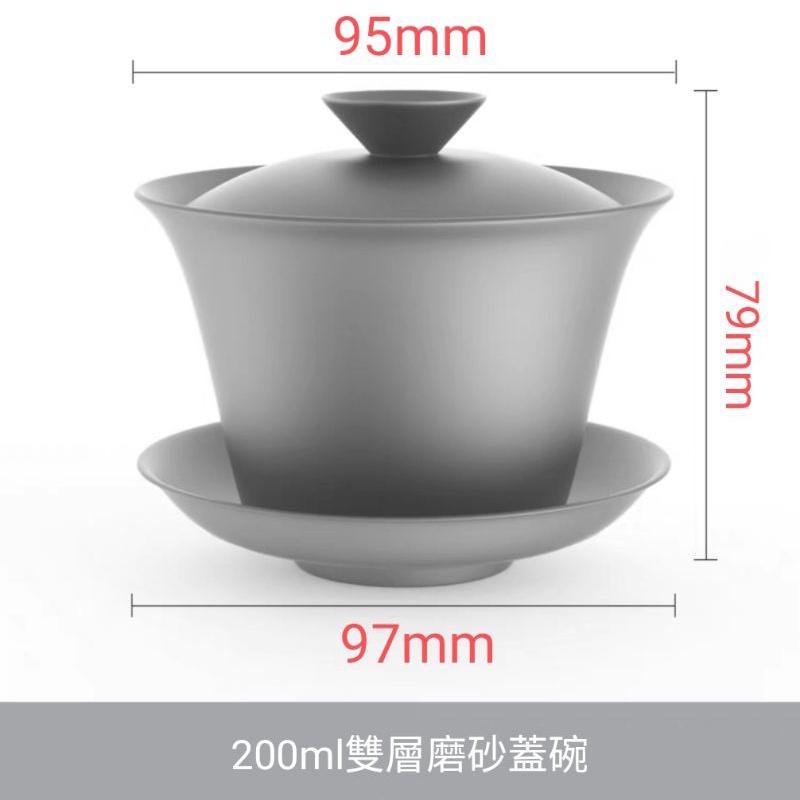 🍵台灣現貨 鈦蓋杯🍵200ml大碼純鈦雙層防燙三才蓋碗茶具茶碗茶杯 家用/外出/登山/露營/旅行 外出便攜泡茶利器-細節圖9