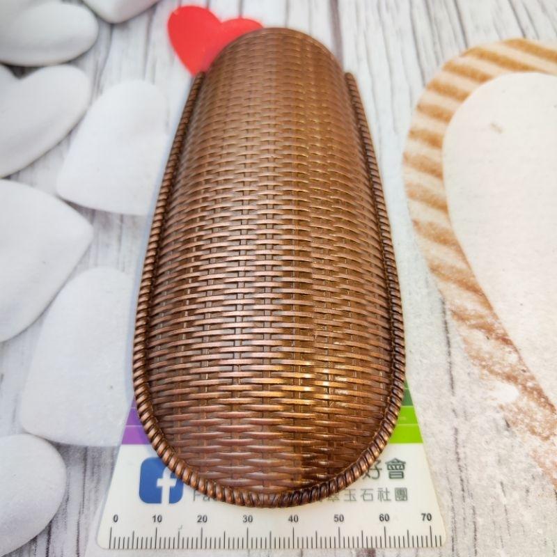 🍵銅合金茶則🍵銅合金茶則两件套 賞茶荷茶勺茶鏟 茶道配件 功夫茶具 投茶碟【92jade】茶具配件 畚箕及荷葉二款可選-細節圖4