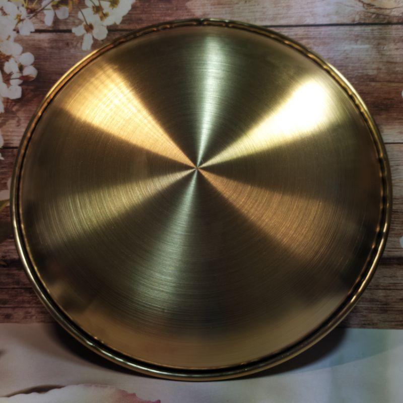 🍵鍍金壺承🍵乾泡台盤 壺承 壺墊 北歐復古風金色圓形收納盤 首飾化妝品金屬托盤 現貨實拍優惠特價【92jade遇見善緣】-細節圖5