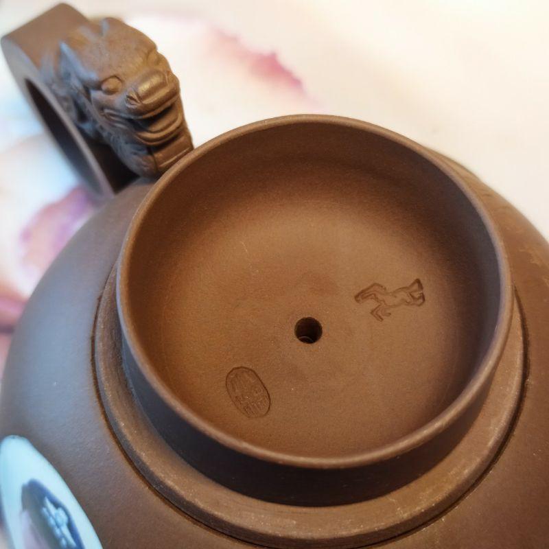 🍵2000年 飛龍造型 紀念壺🍵  壺名：宋楚瑜2000年參選紀念壺【92jade 遇見善緣】-細節圖5