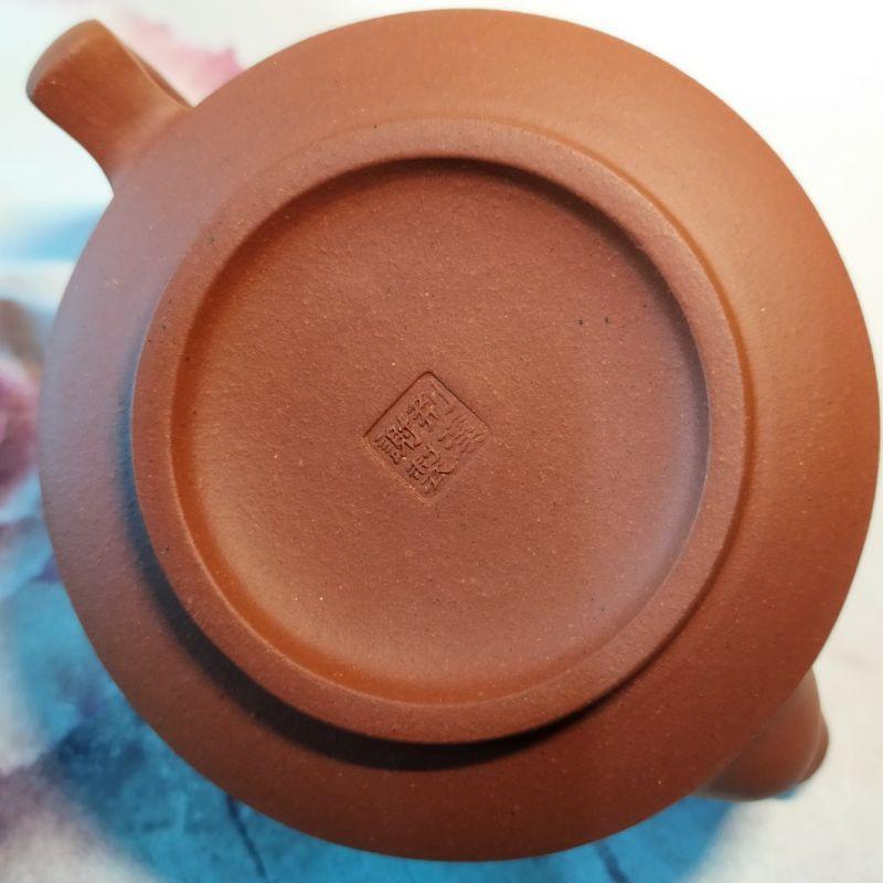 ‌🍵宜興紫砂廠 清水泥 玉泉壺🍵出水：7孔 容量：約140cc 泥料：清水泥 早期 宜興壺 紫砂壺 茶壺 茶具 泡茶利器-細節圖9