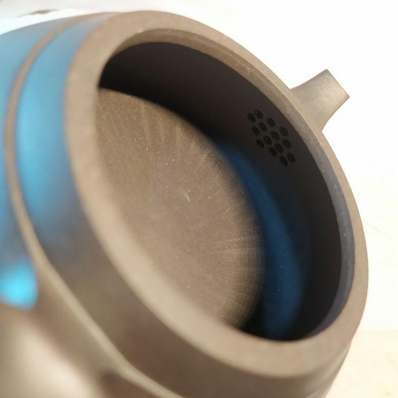 🍵原礦石黃  一帆風順🍵  稀有泥料 珍藏精品  雙面陶刻  金石延年14孔出水 200cc 紫玉金砂 溫潤如玉-細節圖2