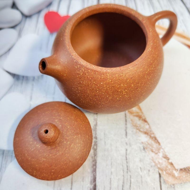 🍵原礦降坡泥 小精品 西施壺 🍵 經典器型 功夫茶小品壺 雙層蓋《紫玉金砂 溫潤如玉》宜興 宜興壺 紫砂壺 茶壺 茶具-細節圖4