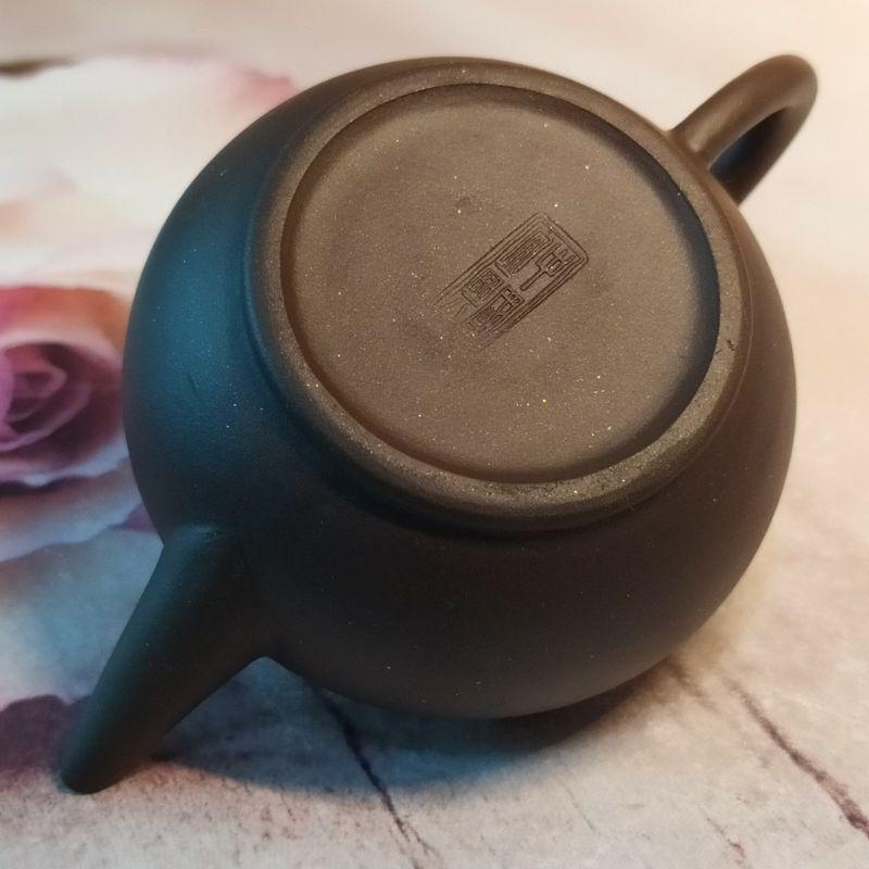 🍵紫砂一廠 黑紫砂 水平壺🍵【92jade 遇見善緣】老茶專用壺 紫砂壺-細節圖8