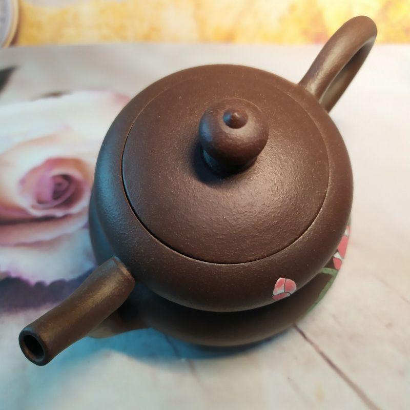 🍵紫泥 彩繪蓮花 葫蘆壺🍵【92jade 遇見善緣】-細節圖5