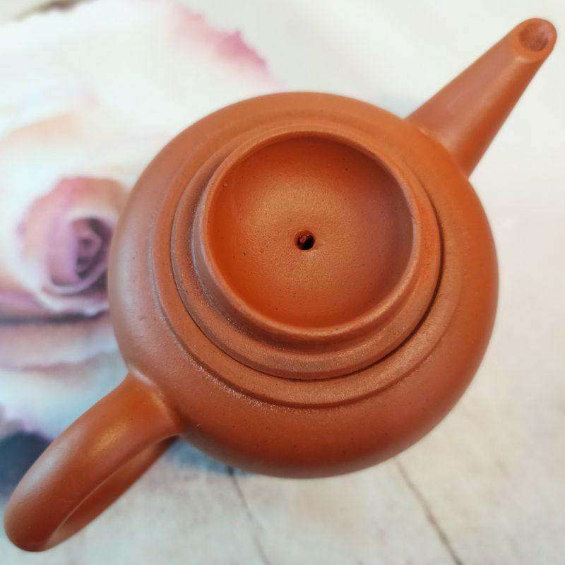 ‌🍵宜興紫砂廠 紅土 蘋果壺🍵壺名：紅蘋果壺 出水：單孔 容量：約130cc 泥料：紅土 宜興壺 紫砂壺 茶壺 茶具-細節圖9