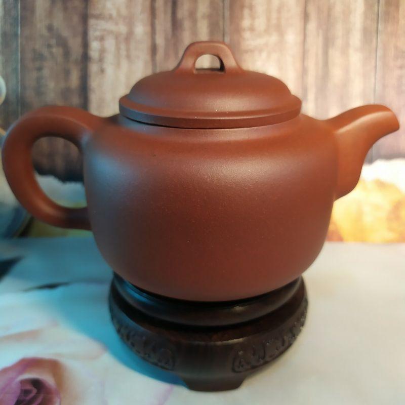 🍵精品清水泥 漢韻壺🍵  壺名：漢韻壺 底款：劉紅霞 泥料：清水泥 容量：約230cc 出水：10孔-細節圖5