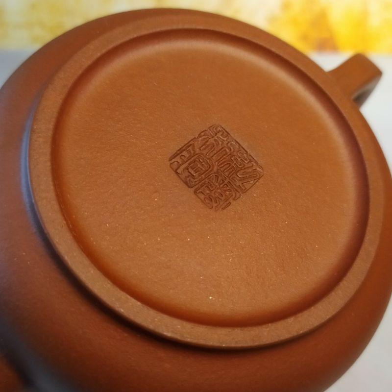 🍵精品清水泥 漢韻壺🍵  壺名：漢韻壺 底款：劉紅霞 泥料：清水泥 容量：約230cc 出水：10孔-細節圖7