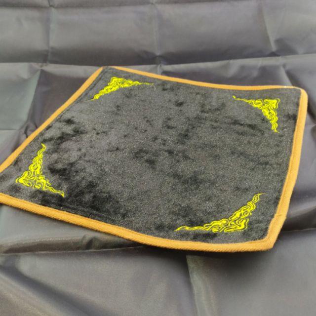 💖92jade💖 30*30cm珠寶玉器翡翠看貨展示布 黑白雙面絲絨短毛刺繡櫃檯專用珠布批發背景布珠寶首飾玉石櫃台展示用-細節圖9