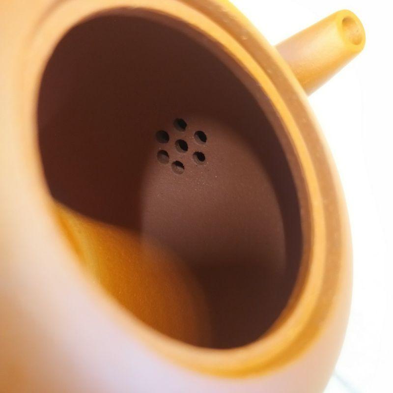 🍵朱泥 美人肩壺🍵泥彩繪牡丹 花開富貴  經典器型  泡茶利器 梅花7孔出水 220cc  《紫玉金砂 溫潤如玉》-細節圖6