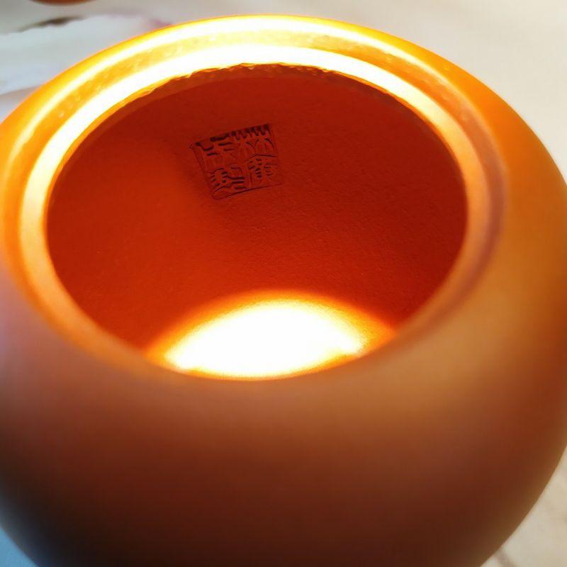 🍵朱泥 美人肩壺🍵泥彩繪牡丹 花開富貴  經典器型  泡茶利器 梅花7孔出水 220cc  《紫玉金砂 溫潤如玉》-細節圖8