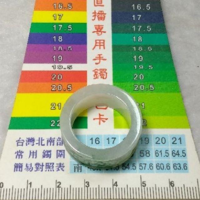 🦇福星高照🦇 天然緬甸玉A貨翡翠-糯冰飄綠花 精雕 蝙蝠 如意紋 扳指【92jade 遇見善緣】現貨特惠 翡翠扳指戒指-細節圖2