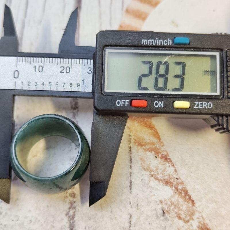 ☯️玉扳指☯️天然玉 A貨 翡翠-藍水 素面 扳指【92jade 遇見善緣】現貨特惠 扳指 玉指 翡翠扳指-細節圖9