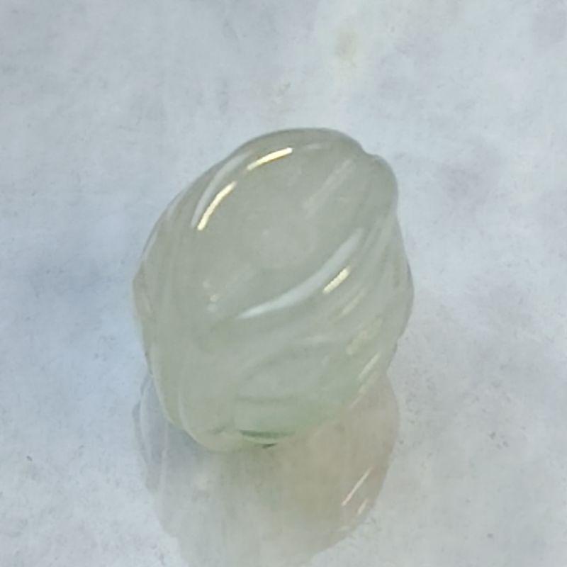 🐢富甲一方🐢天然緬甸玉 A貨 翡翠-龜殼 造型 耳線/耳墬/耳飾 銀飾 玉龜殼 現貨特惠【92jade】龜殼耳飾 玉耳線-細節圖4