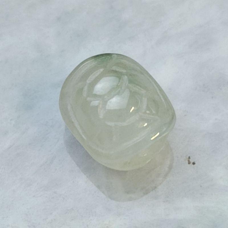 🐢富甲一方🐢天然緬甸玉 A貨 翡翠-龜殼 造型 耳線/耳墬/耳飾 銀飾 玉龜殼 現貨特惠【92jade】龜殼耳飾 玉耳線-細節圖6