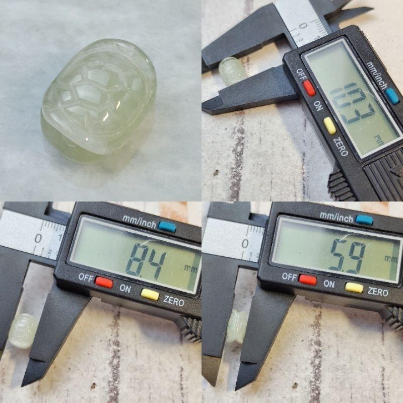 🐢富甲一方🐢天然緬甸玉 A貨 翡翠-龜殼 造型 耳線/耳墬/耳飾 銀飾 玉龜殼 現貨特惠【92jade】龜殼耳飾 玉耳線-細節圖8
