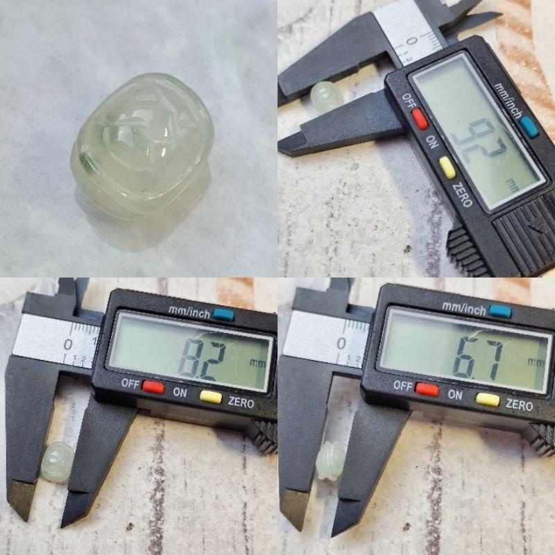 🐢富甲一方🐢天然緬甸玉 A貨 翡翠-龜殼 造型 耳線/耳墬/耳飾 銀飾 玉龜殼 現貨特惠【92jade】龜殼耳飾 玉耳線-細節圖9