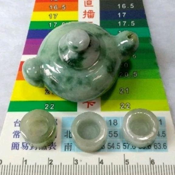 🎷遇見辛福🎷天然緬甸玉A貨翡翠-精雕 茶壺/玉壺組 小擺件 現貨實拍優惠特價【92jade 遇見善緣】翡翠茶壺 玉茶壺-細節圖2
