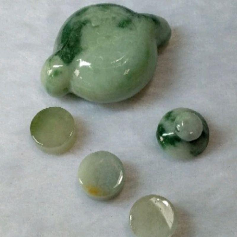 🎷遇見辛福🎷天然緬甸玉A貨翡翠-精雕 茶壺/玉壺組 小擺件 現貨實拍優惠特價【92jade 遇見善緣】翡翠茶壺 玉茶壺-細節圖3