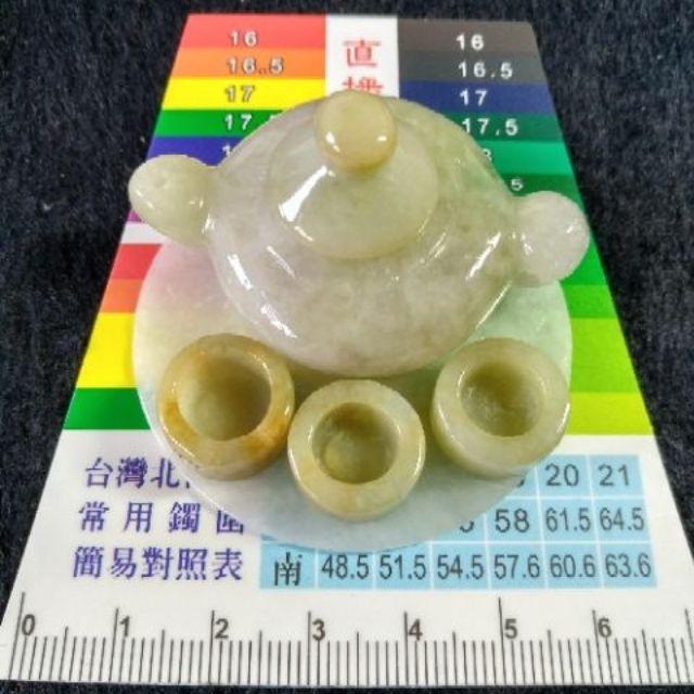 🎷遇見辛福🎷天然緬甸玉A貨翡翠-精雕 茶壺/玉壺組 小擺件 現貨實拍優惠特價【92jade 遇見善緣】翡翠茶壺 玉茶壺-細節圖8