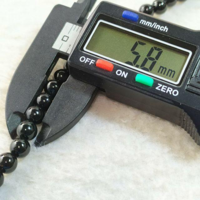 📿108顆📿天然緬甸玉 A貨 翡翠 5.8mm 墨翠  珠鍊 項鍊 毛衣鍊 繞多圈 佛珠 念珠 珠串 現貨特價-細節圖8