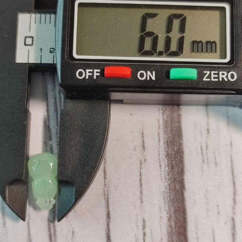 💕多福多祿💕天然緬甸玉A貨翡翠-小葫蘆 diy手工設計飾品配件 現貨實拍優惠特價【92jade 遇見善緣】-細節圖7