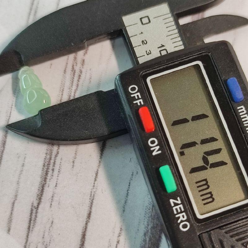 💕多福多祿💕天然緬甸玉A貨翡翠-小葫蘆 diy手工設計飾品配件 現貨實拍優惠特價【92jade 遇見善緣】-細節圖8