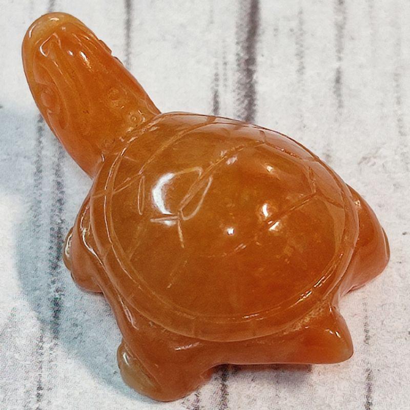🐢長壽吉祥🐢天然緬甸玉A貨翡翠-紅翡 立體精雕 龜 烏龜 長壽龜 附證書【92jade就愛翡翠】現貨 翡翠烏龜玉佩玉墬-細節圖2