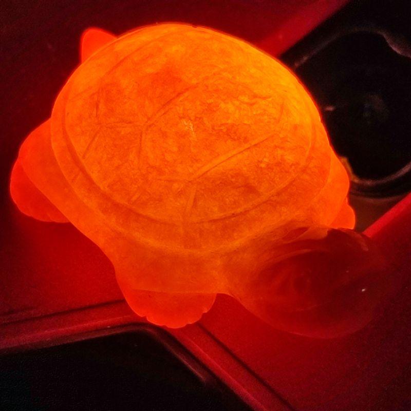 🐢長壽吉祥🐢天然緬甸玉A貨翡翠-紅翡 立體精雕 龜 烏龜 長壽龜 附證書【92jade就愛翡翠】現貨 翡翠烏龜玉佩玉墬-細節圖3