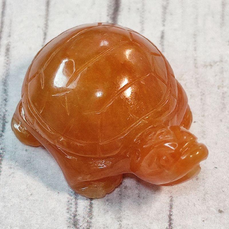 🐢長壽吉祥🐢天然緬甸玉A貨翡翠-紅翡 立體精雕 龜 烏龜 長壽龜 附證書【92jade就愛翡翠】現貨 翡翠烏龜玉佩玉墬-細節圖7