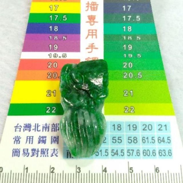 🥜好事發生🥜天然緬甸玉 A貨 翡翠 辣綠 花青 立體精雕 花生 如意【92jade 遇見善緣】現貨特惠 玉花生-細節圖2