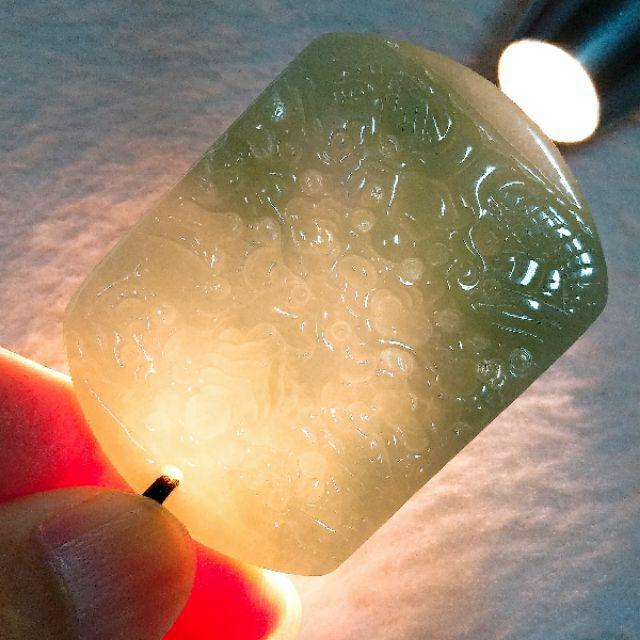 🐉九龍至尊🐉 天然緬甸玉 A貨 翡翠 冰油青 精雕 九龍【92jade 遇見善緣】現貨特惠 翡翠九龍 玉九龍 龍 龍牌-細節圖3
