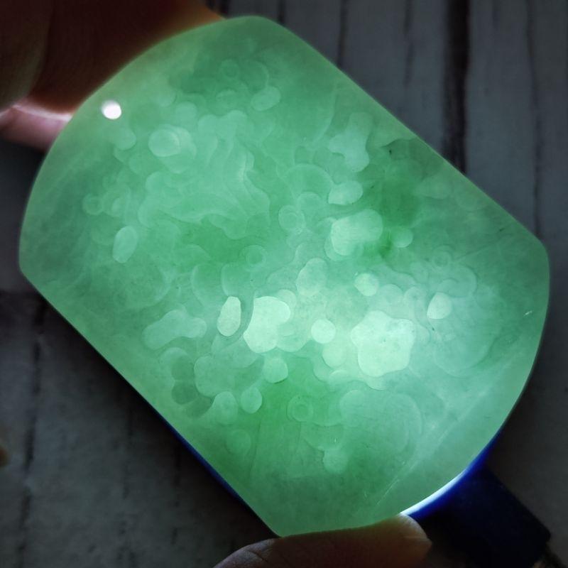 🐉九龍至尊🐉 天然緬甸玉 A貨 翡翠 冰油青 精雕 九龍【92jade 遇見善緣】現貨特惠 翡翠九龍 玉九龍 龍 龍牌-細節圖7