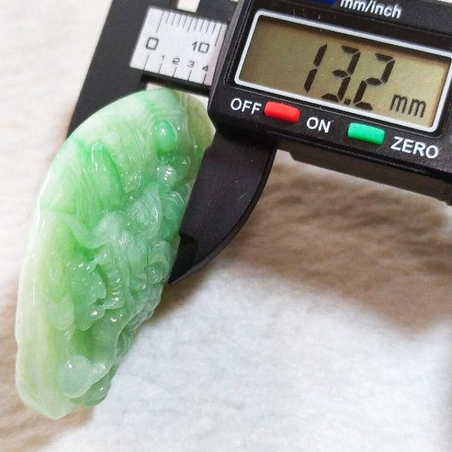 🐉龍行天下🐉天然緬甸玉 A貨翡翠-冰飄綠花 精雕 龍 龍牌 現貨特價 翡翠龍牌 龍牌玉佩 龍牌玉墬 龍牌吊墬 龍牌項鍊-細節圖8