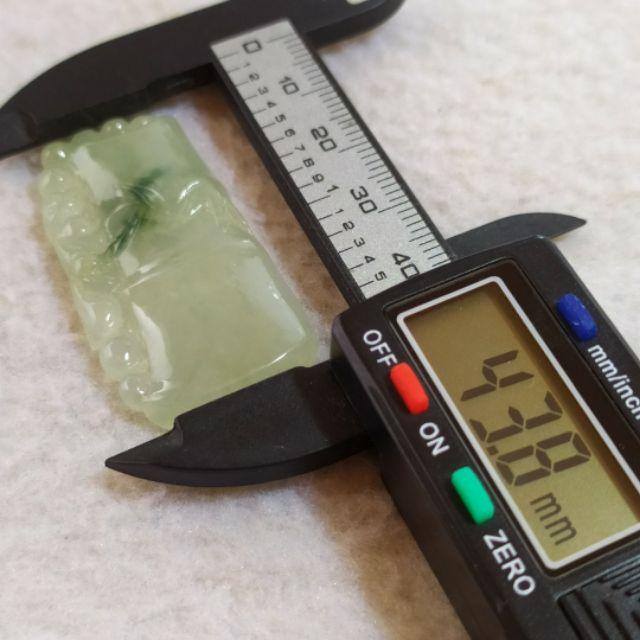 🎋竹報平安🎋天然緬甸玉 A貨翡翠-細糯 冰飄藍花 精雕 竹節 玉墬 現貨特價【92jade 遇見善緣】不屈不繞 玉竹-細節圖7