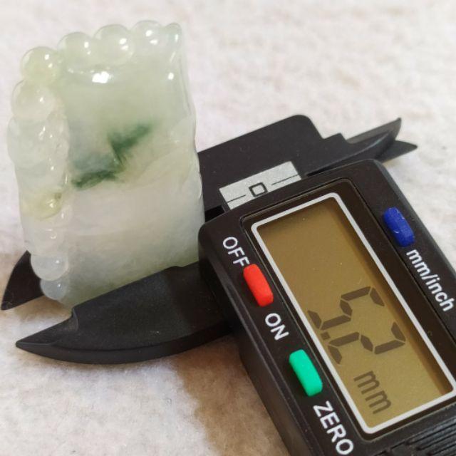 🎋竹報平安🎋天然緬甸玉 A貨翡翠-細糯 冰飄藍花 精雕 竹節 玉墬 現貨特價【92jade 遇見善緣】不屈不繞 玉竹-細節圖8