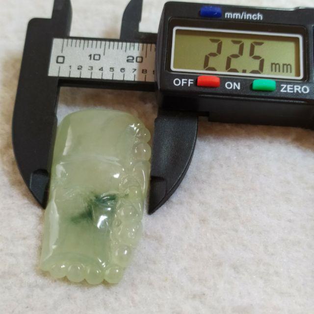 🎋竹報平安🎋天然緬甸玉 A貨翡翠-細糯 冰飄藍花 精雕 竹節 玉墬 現貨特價【92jade 遇見善緣】不屈不繞 玉竹-細節圖9