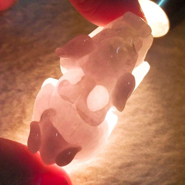 💱招財納福💱天然緬甸玉A貨翡翠-冰淡春彩 立體精雕 貔貅 附證書【92jade 遇見善緣】現貨特惠-細節圖4