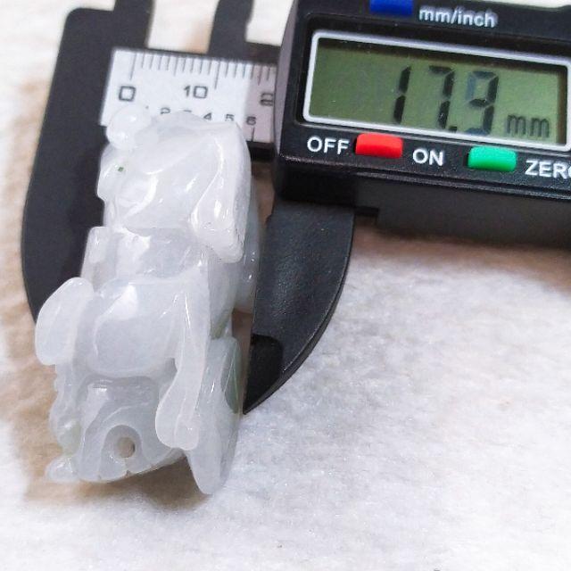 💱招財納福💱天然緬甸玉A貨翡翠-冰淡春彩 立體精雕 貔貅 附證書【92jade 遇見善緣】現貨特惠-細節圖7