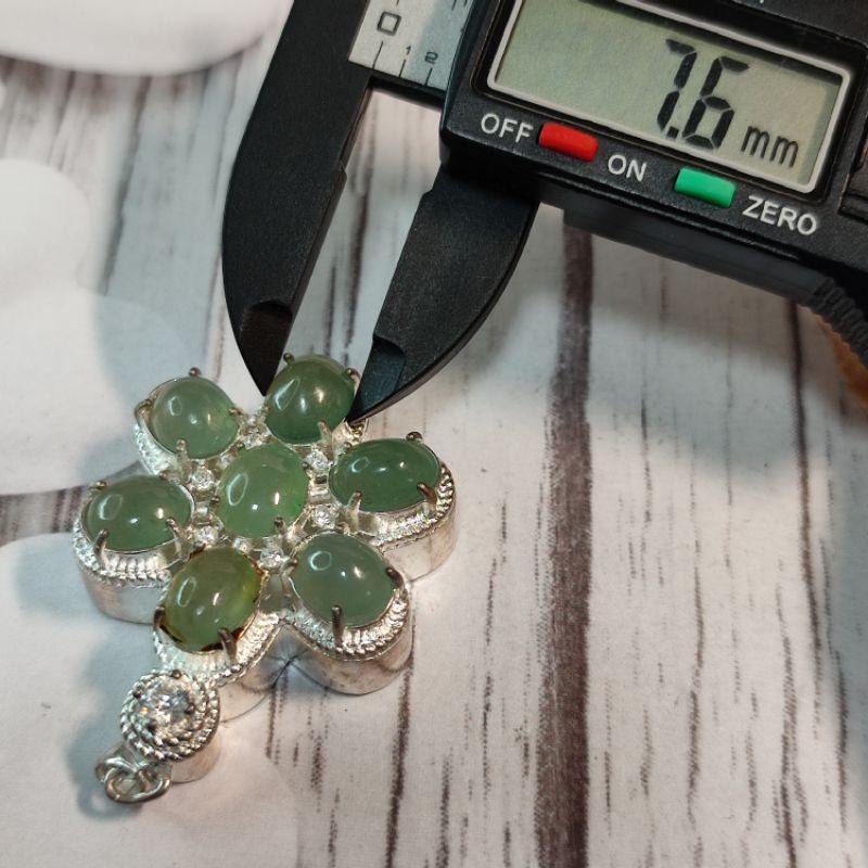 💖翡翠蛋面💖天然緬甸玉A貨翡翠-冰晴水 蛋面(7個蛋面組) 現貨實拍優惠特價【92jade 遇見善緣】-細節圖8