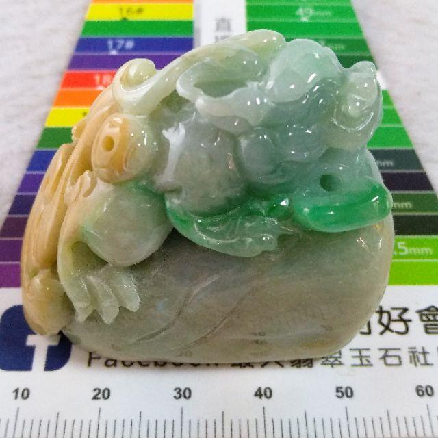 👑招財開運👑天然緬甸玉 A貨翡翠-三彩 立體精雕 貔貅 小擺件/手把件 現貨特惠【92jade 遇見善緣】-細節圖4