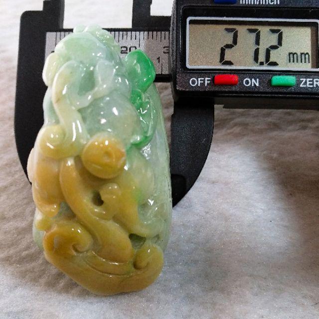 👑招財開運👑天然緬甸玉 A貨翡翠-三彩 立體精雕 貔貅 小擺件/手把件 現貨特惠【92jade 遇見善緣】-細節圖8