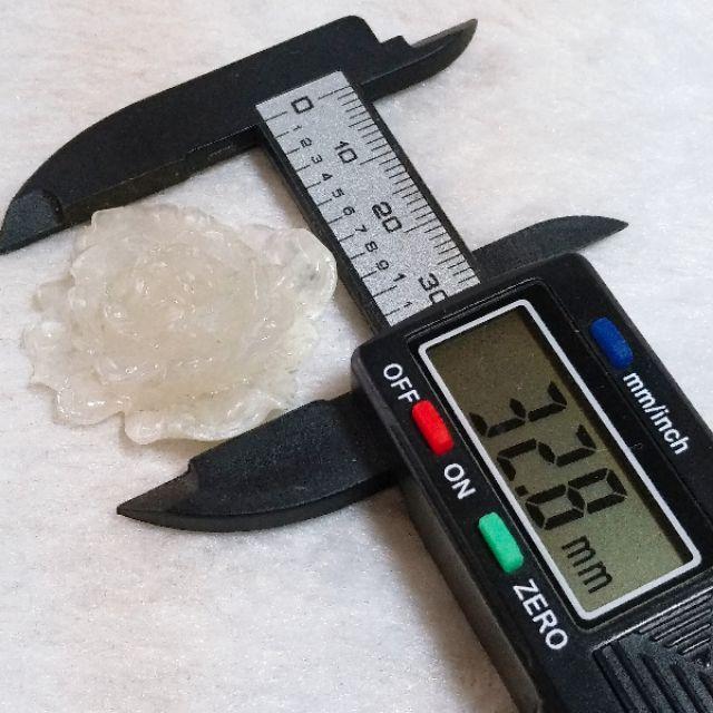 🌹花開富貴🌹天然緬甸玉 A貨翡翠-白冰 立體精雕 玫瑰花【92jade 遇見善緣】現貨特惠-細節圖8