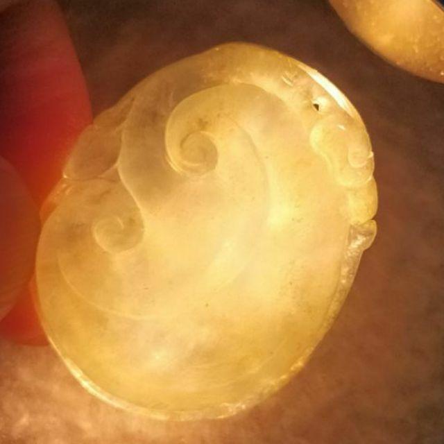 🐉吉祥如意🐉天然緬甸玉 A貨翡翠-冰晴 精雕 龍如意【92jade 遇見善緣】現貨特惠-細節圖2