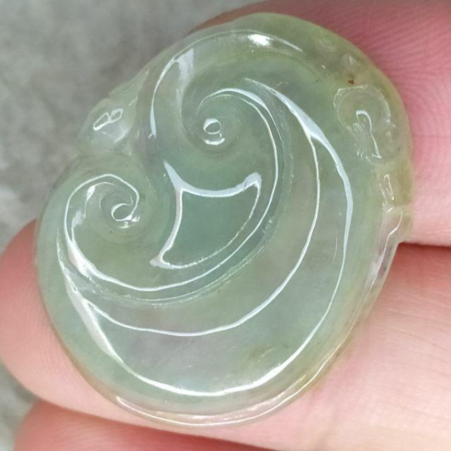 🐉吉祥如意🐉天然緬甸玉 A貨翡翠-冰晴 精雕 龍如意【92jade 遇見善緣】現貨特惠-細節圖3