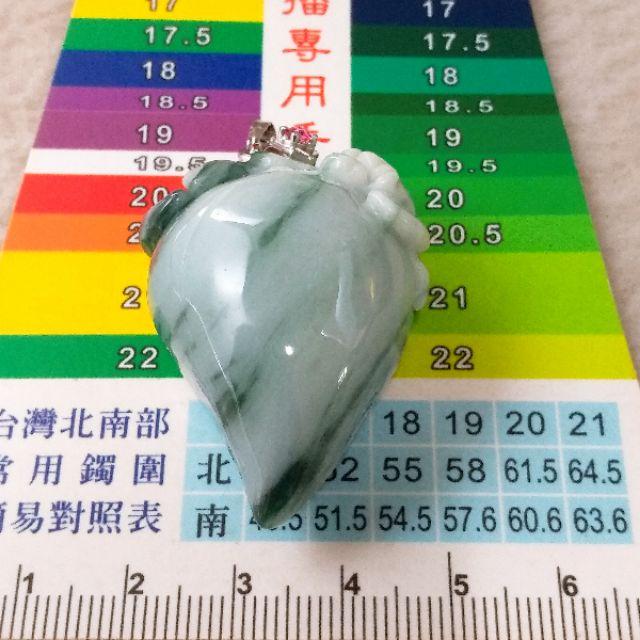 🦇福壽雙全🍑天然緬甸玉 A貨翡翠-飄藍花 立體精雕 蝙福/壽桃 現貨實拍優惠特價【92jade 遇見善緣】-細節圖6